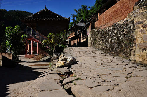 描述古村落的句子