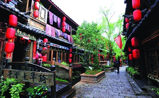 描述丽江的句子