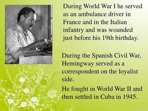 海明威的著名英语单词