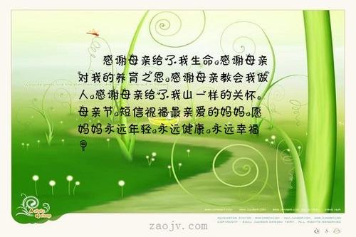 母亲节最感人的讯息