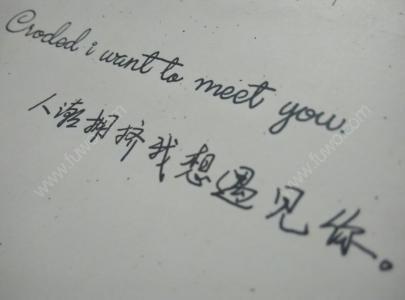 中英文经典句子