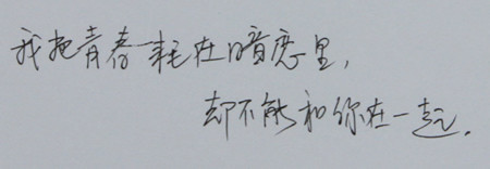 审美秘密爱情句子