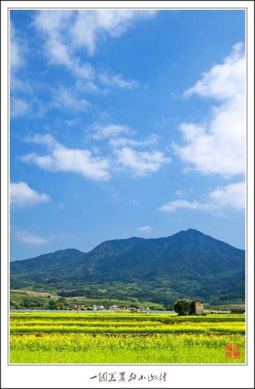 描述美丽村庄的句子