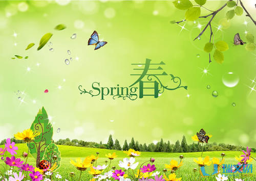 抒发春天风光的诗