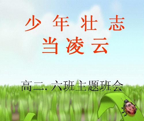 描述年轻志向的句子