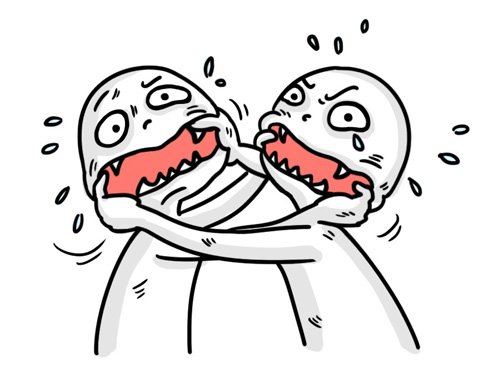 骂人渣时不要有脏话