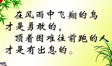 关于奋斗的英语名言