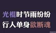 光棍节空间说说