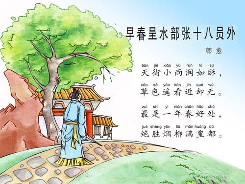 描写初春景象的诗