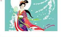 描述古装美女的句子