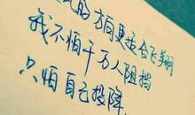 求一些励志的句子