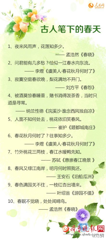 描述春光的句子