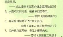 形容春光的句子