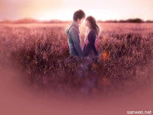 关于描述爱情的诗