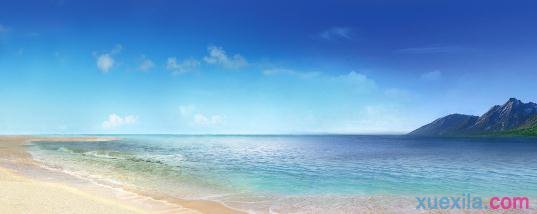 形容大海的美丽词汇