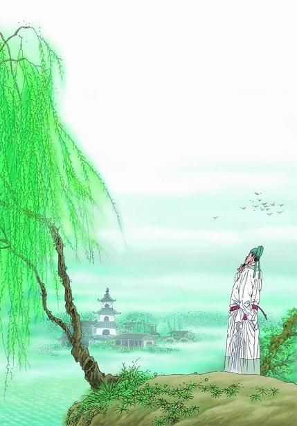 著名风景写诗吟柳