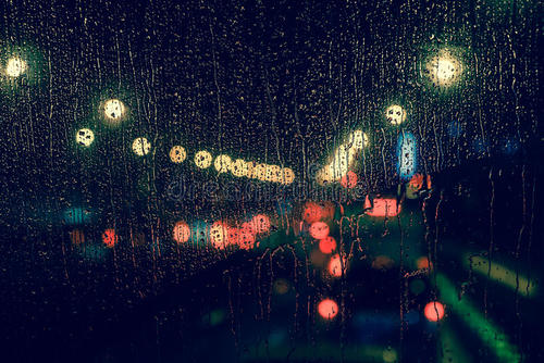 下雨的夜晚