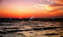 描写黄昏晚霞的句子