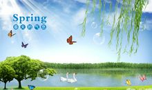 描写春天景色的诗句