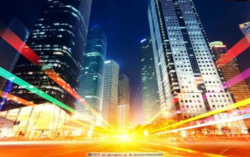 关于城市夜景的句子