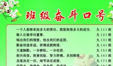 班级最火的口号