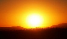 太阳下山了比喻句