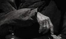 形容老人的手的句子