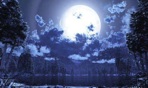 漂亮的句子和图画描述月亮，漂亮的句子摘录与图画1