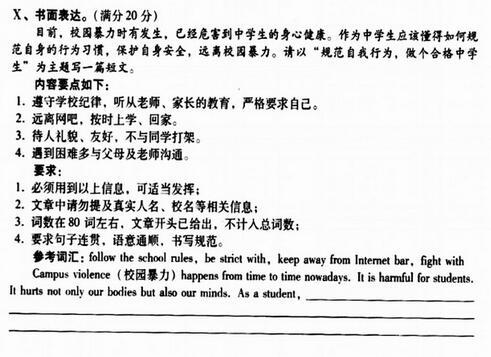 初中英语作文谚语