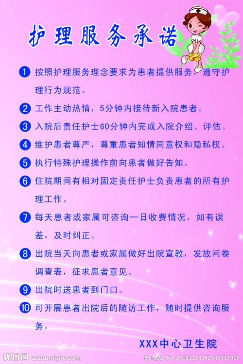 护理服务宗旨口号