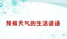 农业谚语四个字