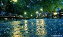 春天的雨的比喻句