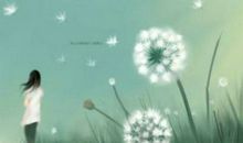 青春就像蒲公英，看似自由却身不由己