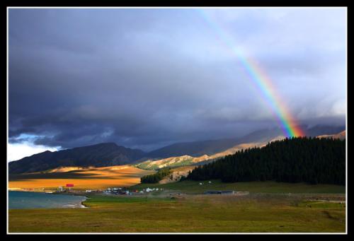 关于彩虹的简短句子