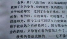 描写秋天美景的成语