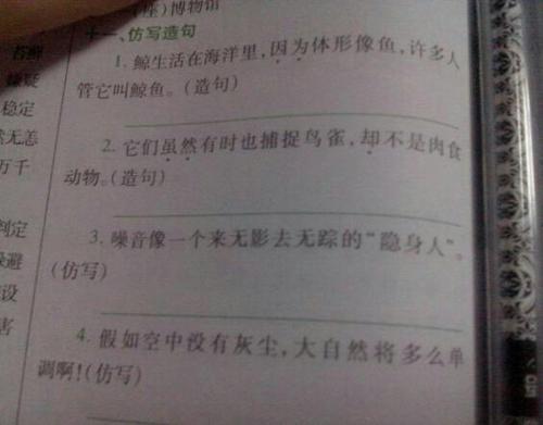 虽然...但是用一句话