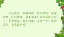 关于快乐的比喻句