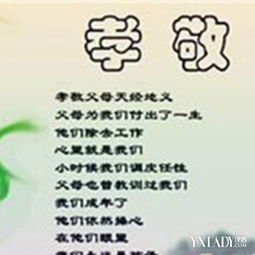 孝顺谚语