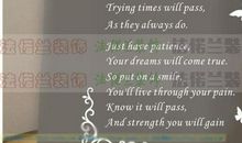 放弃的英文谚语