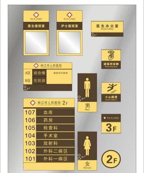 医院科室走廊宣传口号