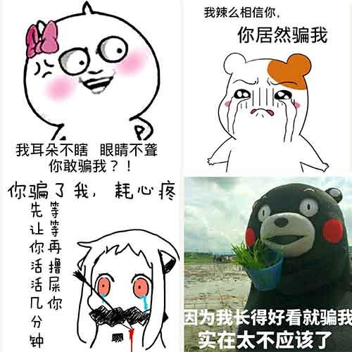 关于受骗的句子