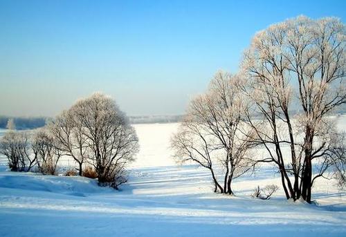 描写冬天景色的诗句