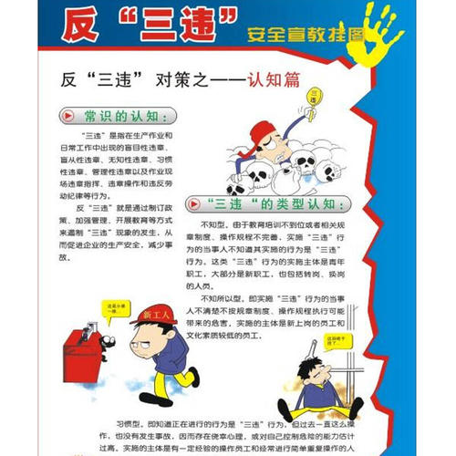 反三违安全口号