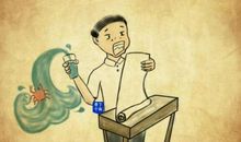 隔窗吹喇叭歇后语