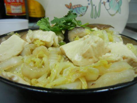 白菜炖豆腐