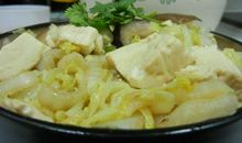 白菜烩豆腐歇后语