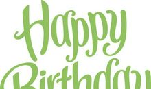 生日英文祝福语