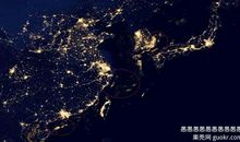 夜晚的灯光比喻句