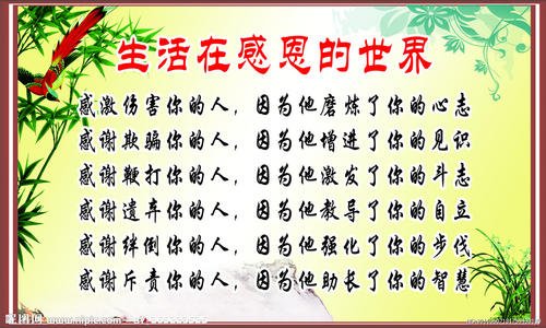 感激谚语