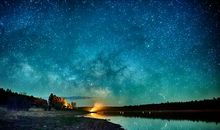 描写夜空的比喻句